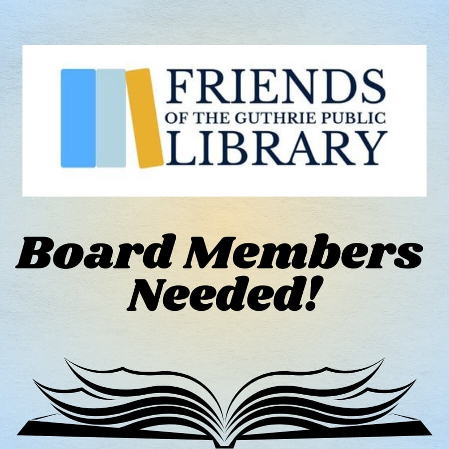 Friends of the Library Board members needed